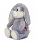 Preview: Kuscheltier Hase mit Name bestickt